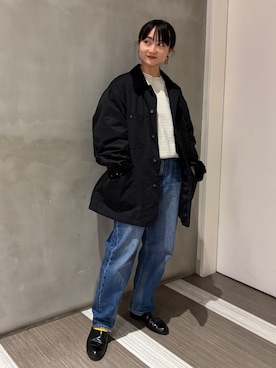 「アイテム（カバーオール）」を使った、YOKO  HONDAさん（レディース・152cm・30代）の秋コーディネート