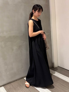 「夏ワンピース」｜YOKO  HONDAさん（レディース・152cm）の夏コーディネート