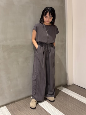「アイテム（オールインワン・サロペット）」を使った、YOKO  HONDAさん（レディース・152cm・30代）の夏コーディネート