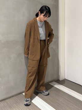 「アイテム（その他アウター）」を使った、YOKO  HONDAさん（レディース・152cm）の秋コーディネート