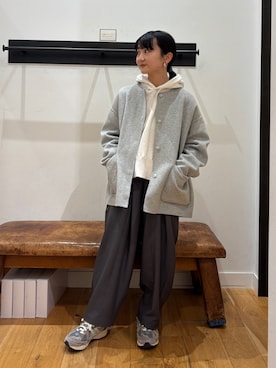 「アイテム（テーラードジャケット）」を使った、YOKO  HONDAさん（レディース・152cm・30代）の秋コーディネート