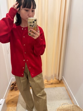 「アイテム（チノパンツ）」を使った、YOKO  HONDAさん（レディース・152cm・20代）の秋コーディネート