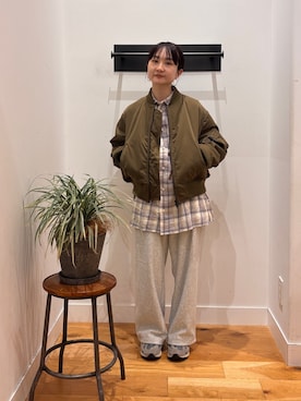 「EKAL（エカル）のアイテム」を使った、YOKO  HONDAさん（レディース・152cm）の秋コーディネート