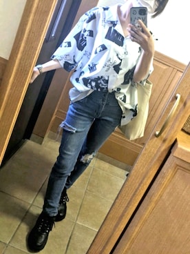 「ボーイッシュ」｜蛹' ᵕ 'さん（レディース・153cm・10代）の夏コーディネート