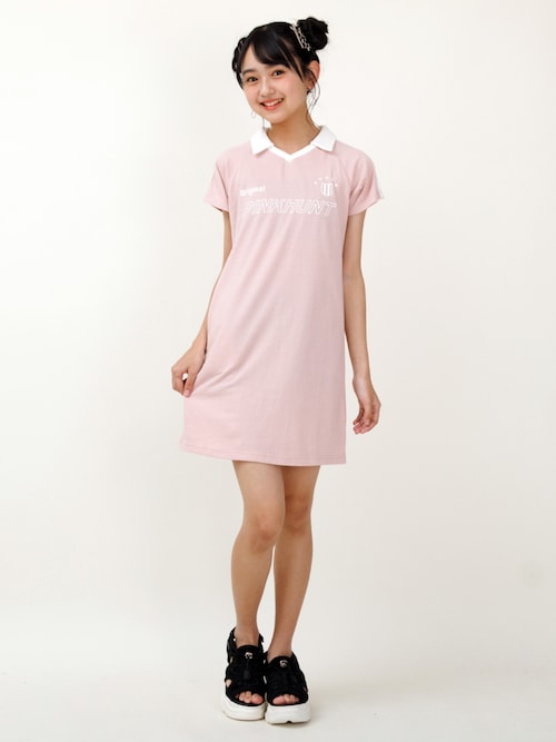 PINKHUNT ピンクハント 2ラインスポーティ ワンピース 0596K