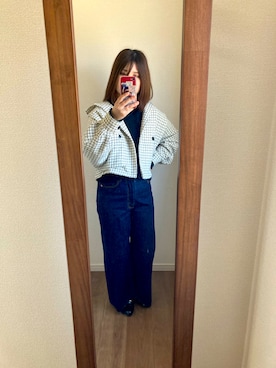 「cepo（セポ）のアイテム（ジャケット/アウター）」を使った、ssatoomさん（レディース・151cm）の春コーディネート