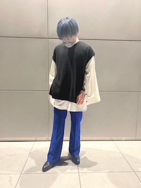 「apres jour mignon（アプレジュールミニョン）のアイテム（トップス）」を使った、リクさん（メンズ・163cm）の春コーディネート