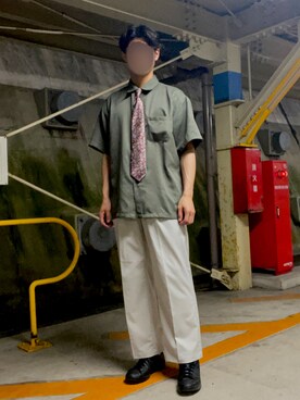 ネクタイを使った 古着mix の人気ファッションコーディネート Wear