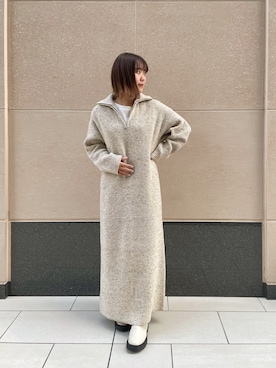 Tsugumiさん（レディース・156cm）の冬コーディネート