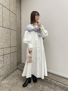Tsugumiさん（レディース・156cm）の冬コーディネート