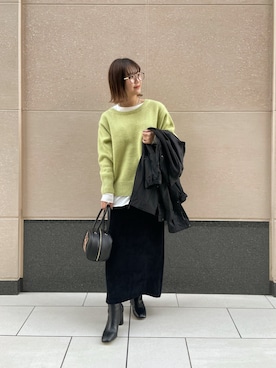 Tsugumiさん(レディース・156cm)の冬コーディネート