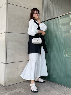 Tsugumiさん（レディース・156cm）の夏コーディネート