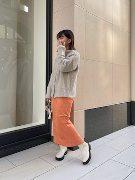 Tsugumiさん（レディース・156cm）の冬コーディネート