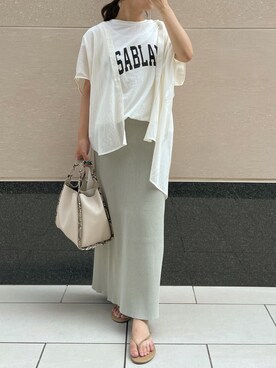 Tsugumiさん(レディース・156cm)の夏コーディネート