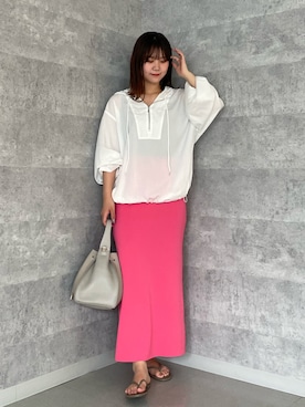 Tsugumiさん（レディース・156cm）の夏コーディネート