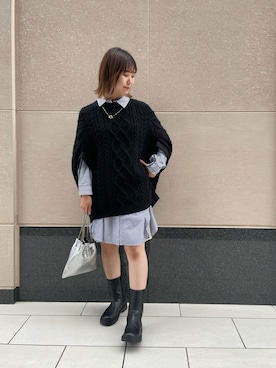 Tsugumiさん（レディース・156cm）の秋コーディネート