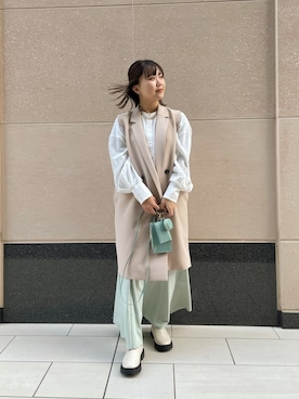 Tsugumiさん（レディース・156cm）の冬コーディネート