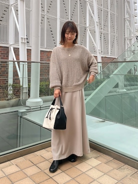 Tsugumiさん（レディース・156cm）の冬コーディネート