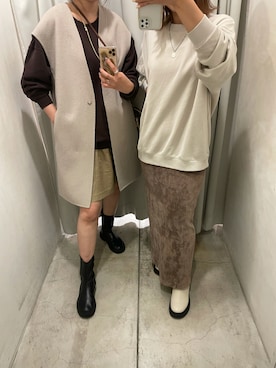 Tsugumiさん（レディース・156cm）の秋コーディネート