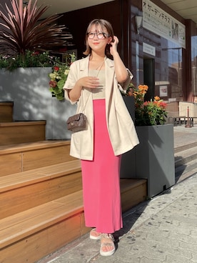 Tsugumiさん(レディース・156cm)の夏コーディネート