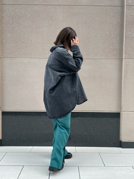 「DouDou（ドゥドゥ）のアイテム（ブルゾン）」を使った、Tsugumiさん（レディース・156cm）の秋コーディネート