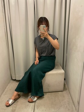 Tsugumiさん（レディース・156cm）の夏コーディネート