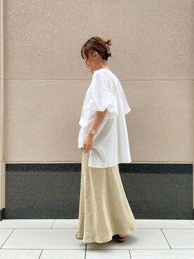 Tsugumiさん（レディース・156cm）の夏コーディネート