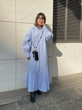 Tsugumiさん（レディース・156cm）の冬コーディネート