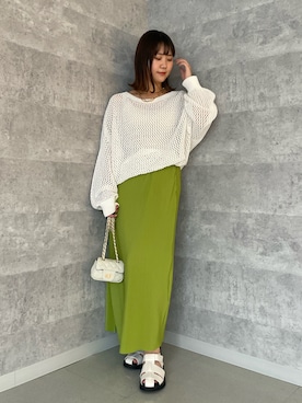 Tsugumiさん（レディース・156cm）の春コーディネート