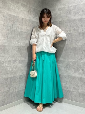 Tsugumiさん（レディース・156cm）の夏コーディネート