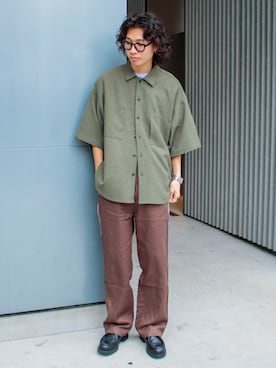 「KLEMAN（クレマン）のアイテム（ブーツ）」を使った、SHIMADAさん（メンズ・178cm）の夏コーディネート