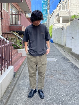 「KLEMAN（クレマン）のアイテム（ブーツ）」を使った、SHIMADAさん（メンズ・178cm）の春コーディネート