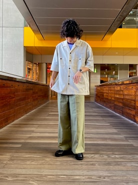 「KLEMAN（クレマン）のアイテム（ブーツ）」を使った、SHIMADAさん（メンズ・178cm）の夏コーディネート