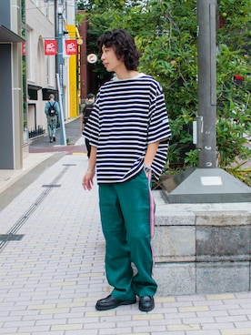 「KLEMAN（クレマン）のアイテム（ブーツ）」を使った、SHIMADAさん（メンズ・178cm）の夏コーディネート
