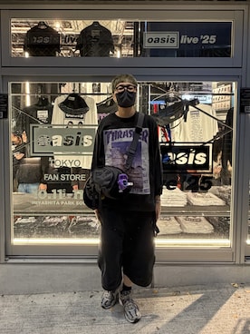 「THRASHER（スラッシャー）のアイテム」を使った、nickyさん（メンズ・172cm）の冬コーディネート