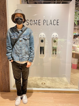 「NOAH（ノア）のアイテム（帽子）」を使った、nickyさん（メンズ・172cm）の秋コーディネート