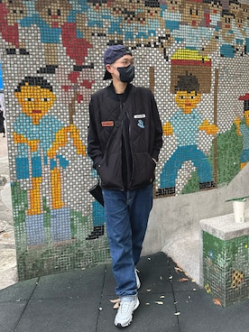 「Carhartt WIP（カーハートダブリューアイピー）のアイテム（キャップ）」を使った、nickyさん（メンズ・172cm）の冬コーディネート