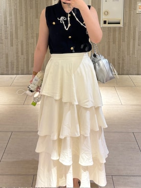 「rienda（リエンダ）のアイテム」を使った、rittan72さん（レディース・156cm）の夏コーディネート
