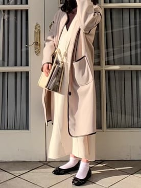 「Honeys（ハニーズ）のアイテム（バレエシューズ）」を使った、rittan72さん（レディース・156cm）の秋コーディネート