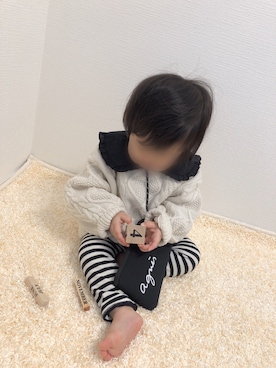 「manina」｜kanchaaさん（キッズ・70cm）の秋コーディネート