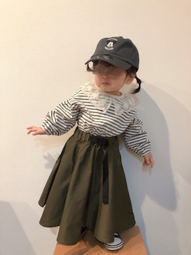 「1歳5ヶ月」｜「アイテム（その他）」を使った、kanchaaさん（キッズ・80cm）の冬コーディネート