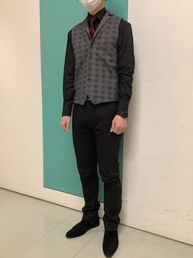 「成人式」｜BRICK HOUSE by Tokyo Shirts 伊丹イオンモール店さん（メンズ・172cm）の冬コーディネート