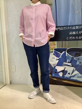 BRICK HOUSE by Tokyo Shirts 伊丹イオンモール店さん（レディース・155cm）の春コーディネート