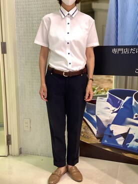 BRICK HOUSE by Tokyo Shirts 伊丹イオンモール店さん（レディース・155cm）の夏コーディネート