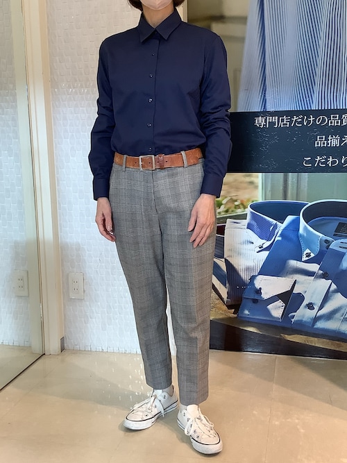 セール】形態安定ノーアイロン レギュラー 長袖ニットビジネス