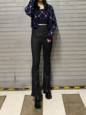 山崎愛実さん（レディース・164cm）の秋コーディネート