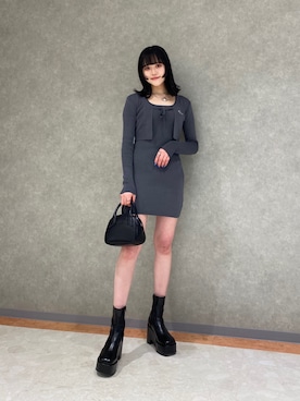 山崎愛実さん（レディース・164cm）の春コーディネート