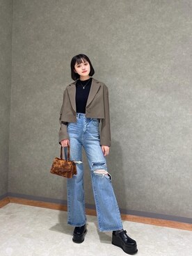 山崎愛実さん（レディース・164cm）の夏コーディネート