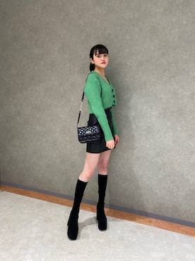 山崎愛実さん（レディース・164cm）の冬コーディネート