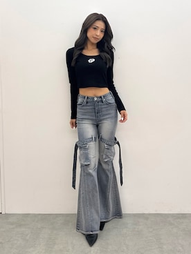 「GYDA（ジェイダ）のアイテム（パンプス）」を使った、katsusaさん（レディース・161cm）の秋コーディネート